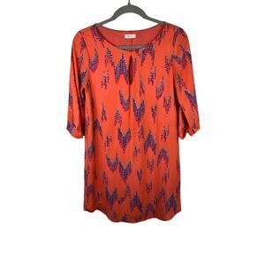 Everly Peach Knee Length Dress - Women's Size Small